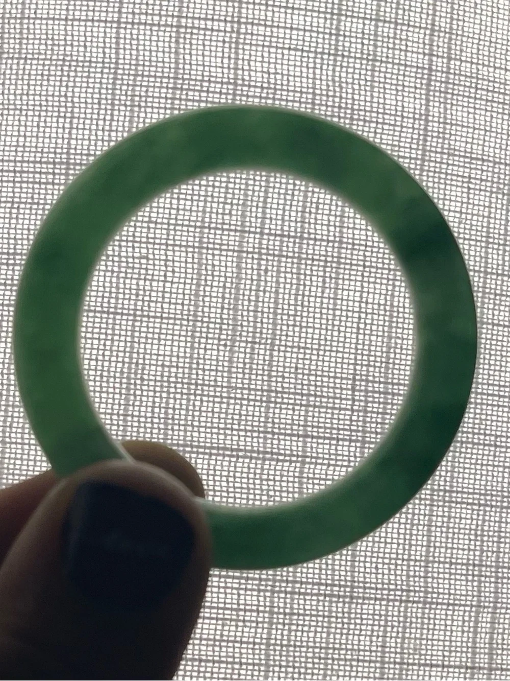 Green Jade Bangle Bracelet - Baby Jewelry